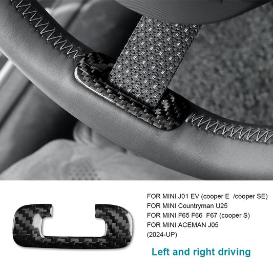 For Mini J01 J05 U25 F65 F66 24-25 Real Carbon Fiber Steering Wheel Chin Cover - product view
