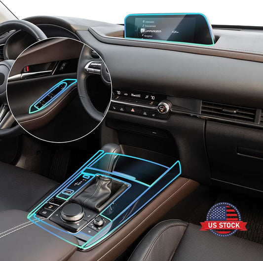 For Mazda CX30 20-26 LHD Automatic Gear TPU Interior Protective Film Kit - FREE GIFT