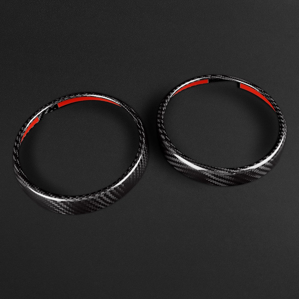 Car Center Speedometer Frame Cover Trim Carbon Fiber for Ford Mustang 2015-2023 - detail view 9
