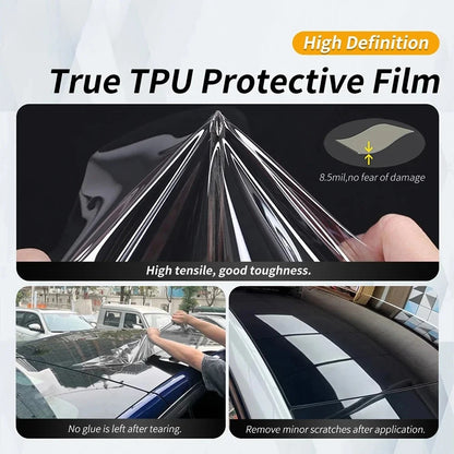 Pre-Cut Clear Self-Healing TPU Invisible Paint Protection Film Sunroof Guard - FREE GIFT