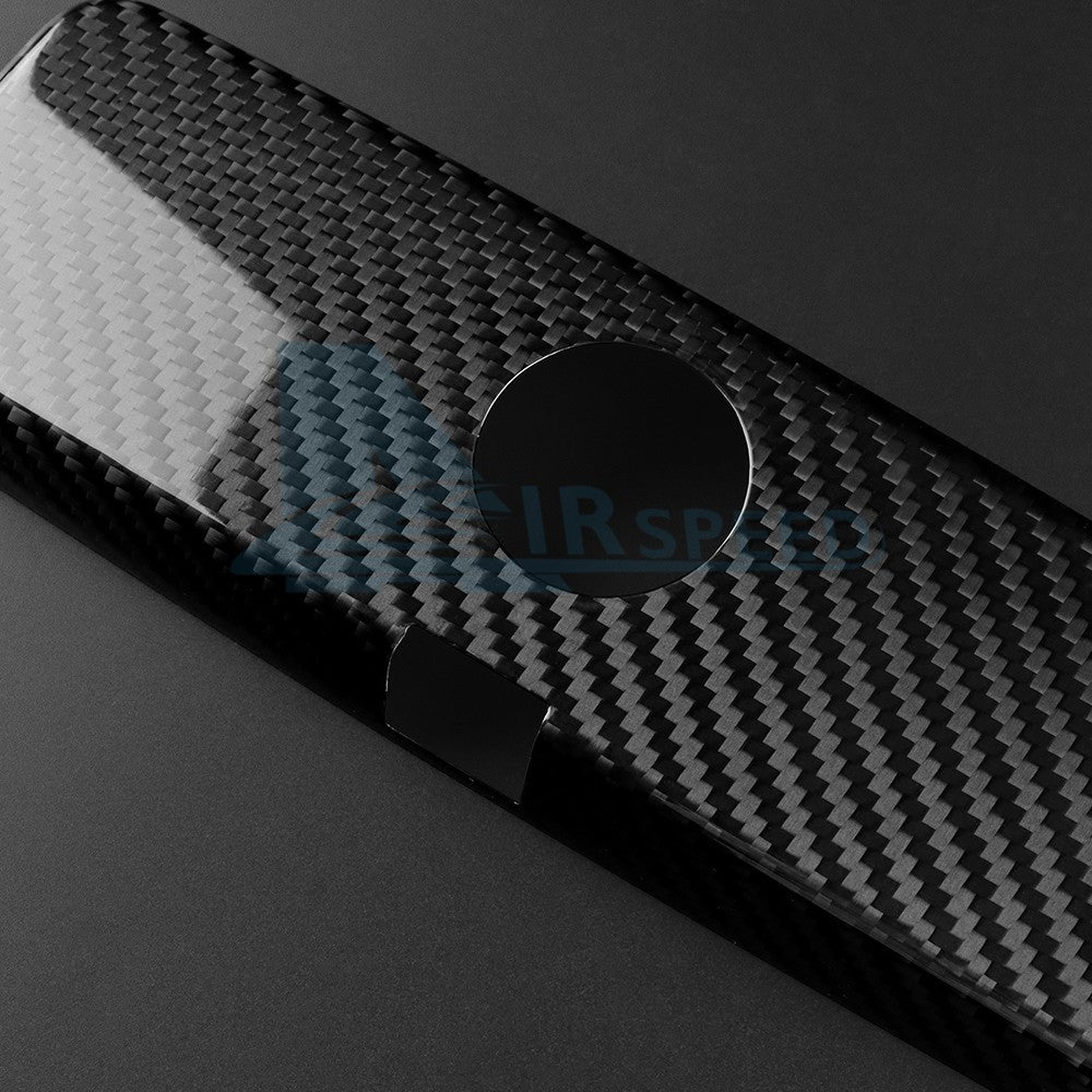 Interior Rear View Mirror Cover Carbon Fiber for Fiat 500 Abarth 595/695 2017-23 - detail view 10