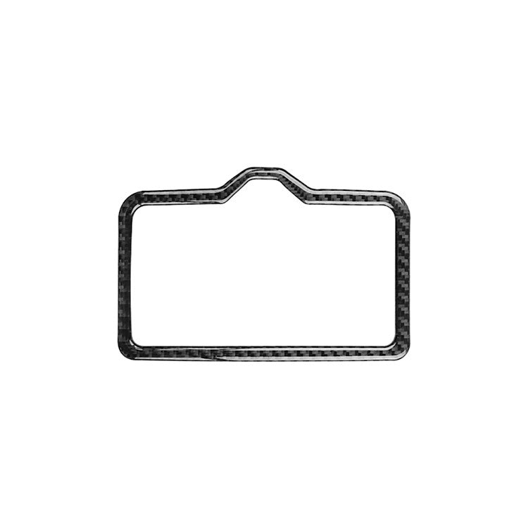 For Audi Q5 18-24 Rear Water Cup Holder Frame Trim Black Carbon Fiber LHD RHD（U.S. Stock）