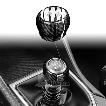 REAL HARD Carbon Fiber Gear Shift Head Knob Cover Black For Subaru WRX STI 22-23