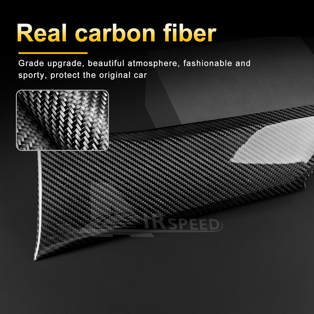 Passenger Copilot Front Dash Fit Subaru Crosstrek 2024 REAL HARD Carbon Fiber - detail view 5