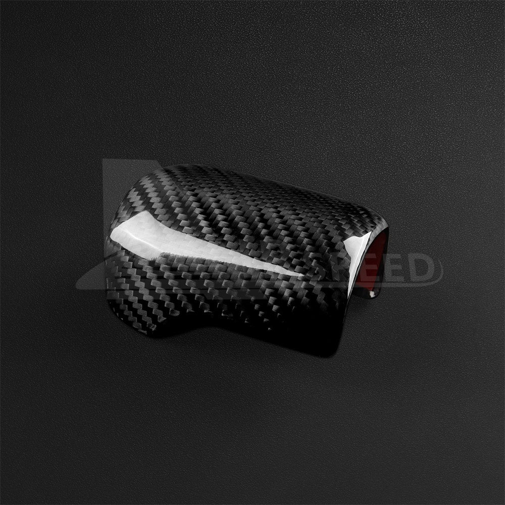 For Ford F-150 2021-2025 Center Console Gear Shift Head Cover Black Carbon Fiber - detail view 9