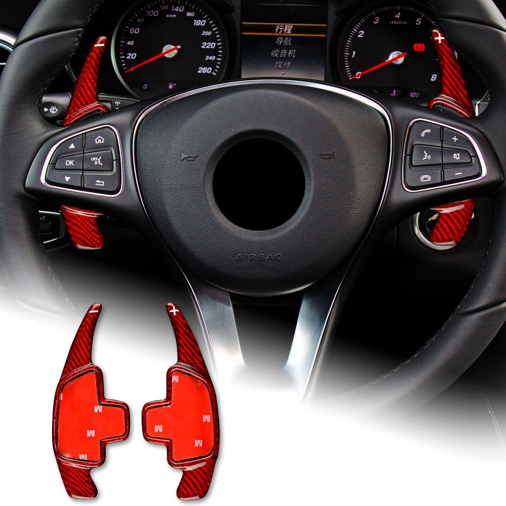 Red Steering Wheel Paddle Shifter Extension For Benz W177 W247 18-20 W205 13-20