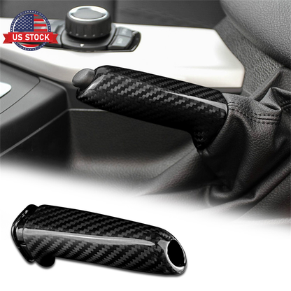 For BMW F10 F20 F30 F34 M3 E46 E60 E63 E64 Car Handbrake Cover Trim Carbon Fiber - product view