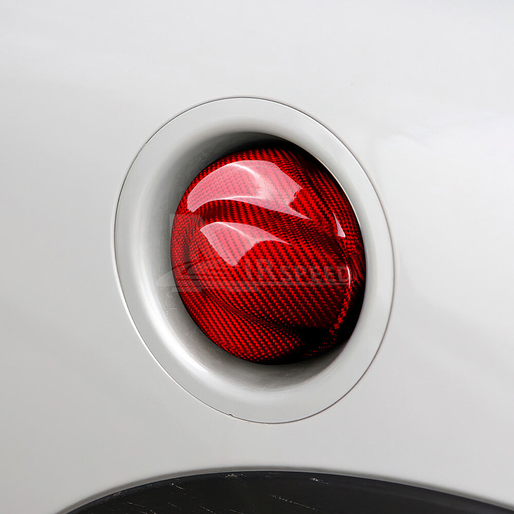 For MINI R55 07-14 R56 06-13 Car Oil Fuel Gas Tank Filler Cap Cover Carbon Fiber - detail view 5
