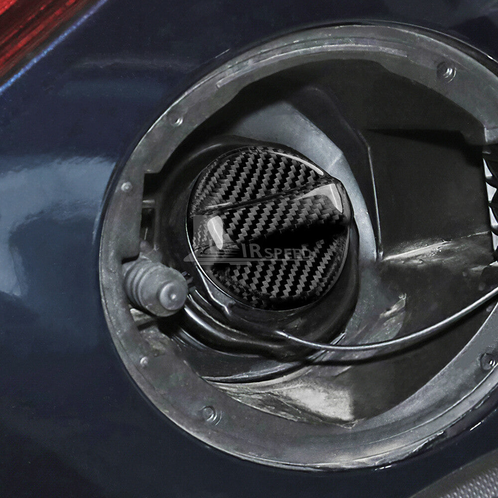 For Subaru WRX STI XV BRZ Outback Impreza Fuel Tank Gas Cover Carbon Fiber BLACK - detail view 7