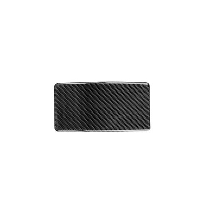 For Audi Q5 18-24 Rear Water Cup Holder Frame Trim Black Carbon Fiber LHD RHD（U.S. Stock）