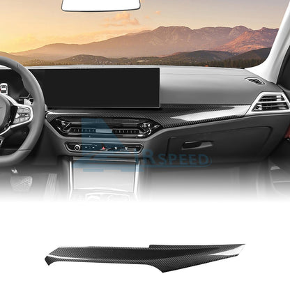 Car Dashboard Decoration Cover Trim Carbon Fiber for BMW 3 Series G20 2025-2026 - product view
