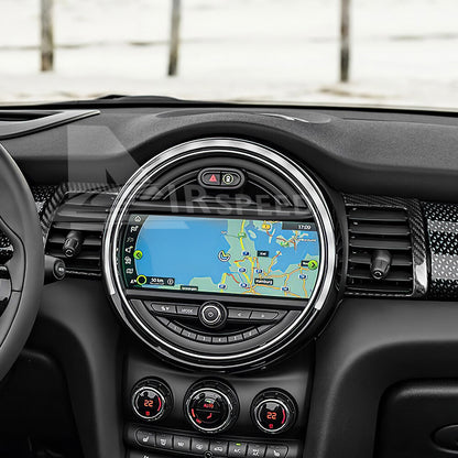 Black Center Air Outlet Vent REAL HARD Carbon Fiber For Mini F55 F56 F57 14-2021 - detail view 4