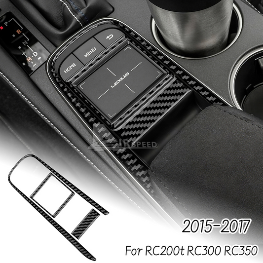 Car Gear Shifter Panel Sticker Carbon Fiber For Lexus RC300 RC350 RC200t 15-2017（U.S. Stock）