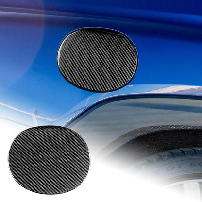 REAL HARD Carbon Fiber Fuel Gas Tank Cap Panel Cover For Subaru WRX 2022-2025 - product view