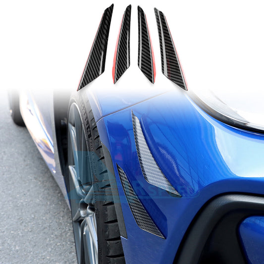 Fender Splash Guard Skirt Mud Flaps REAL Carbon Fiber For Subaru BRZ GR86 21-23 - product view