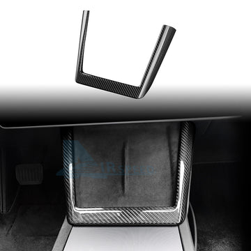 REAL HARD Carbon Fiber For Tesla Model 3 24 Car Wireless Charging Phone Charger