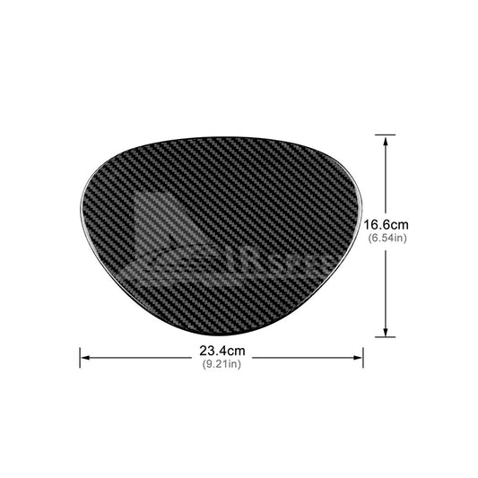 For Subaru BRZ GR86 21-23 Fuel Gas Tank Filler Cap Cover REAL HARD Carbon Fiber - detail view