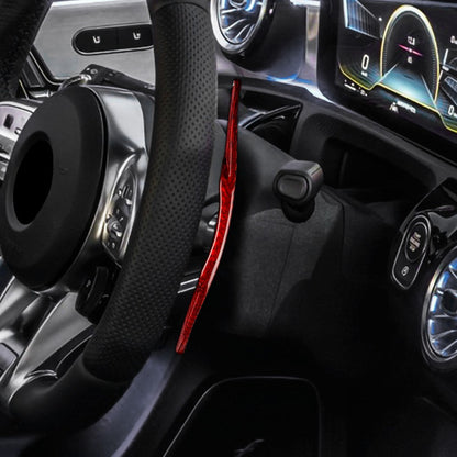 Red Steering Wheel Paddle Shifter Extension For Benz E63 E53 E43 GLA45 2016-2019