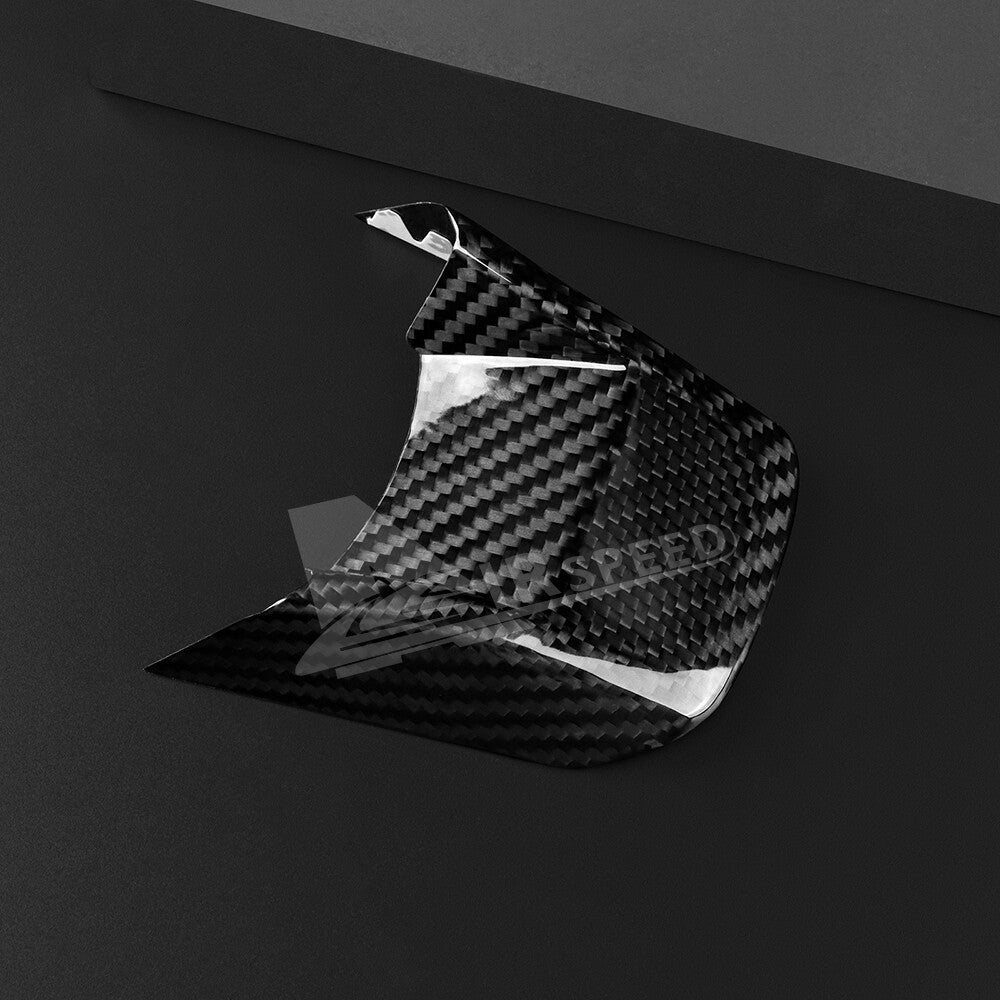 Black Steering Wheel Center REAL HARD Carbon Fiber For Mini F55 F56 F60 22-2023 - detail view 10