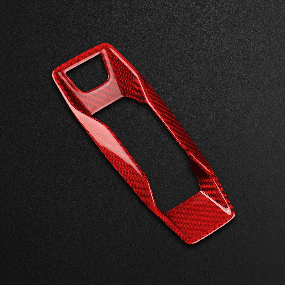 For Audi A3 2025-UP Automatic Gear Shift Button Inner Frame Cover Carbon Fiber - detail view 9