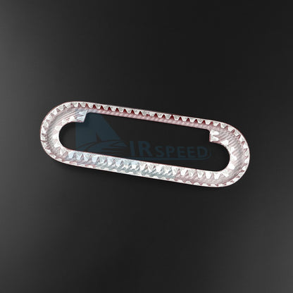 Carbon Fiber Center Shift Button Frame Sticker for MINI U25, J01, J05, F65 & F67 (2024-2026) - detail view 10