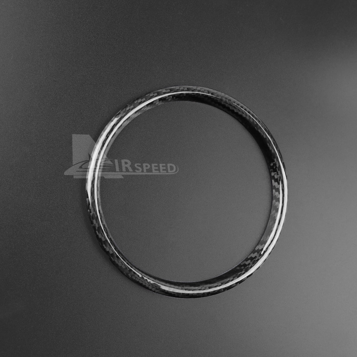 For Mini Cooper F-Series Steering Wheel Hub Center Ring Black Hard Carbon Fiber - detail view 8