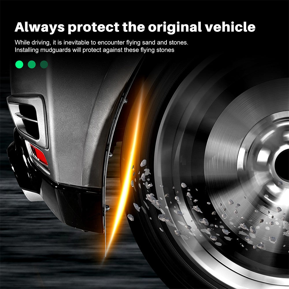 Rear Wheel Mudguard Protector Black Carbon Fiber For Toyota GR Yaris 2020-2026 - detail view 5