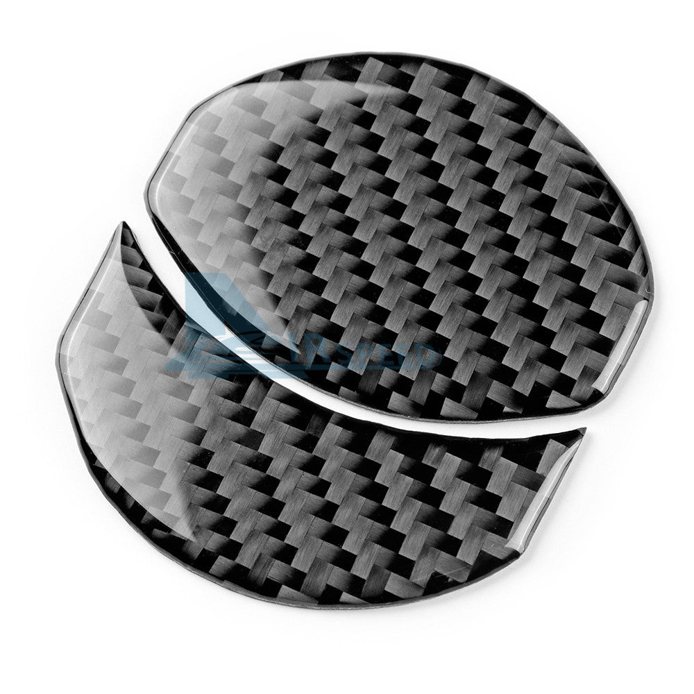 For Toyota Yaris 2006-2011 Dashboard Side Air Vent Outlet Stickers Carbon Fiber（U.S. Stock）