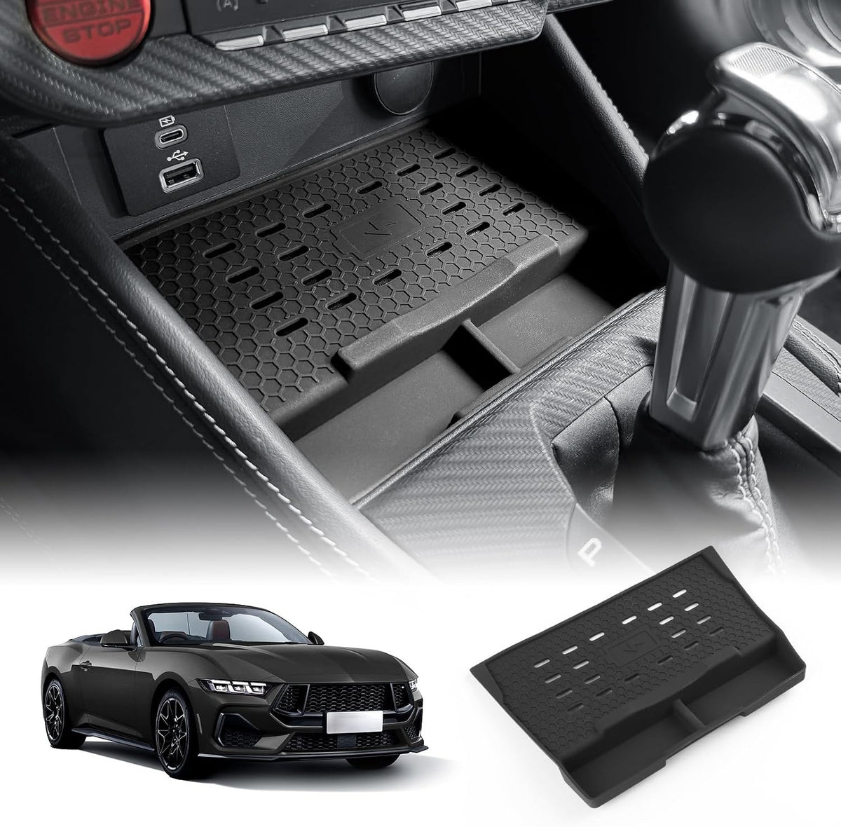 For 2024 Ford Mustang Silicone Wireless Charging Anti-slip Pad - FREE GIFT