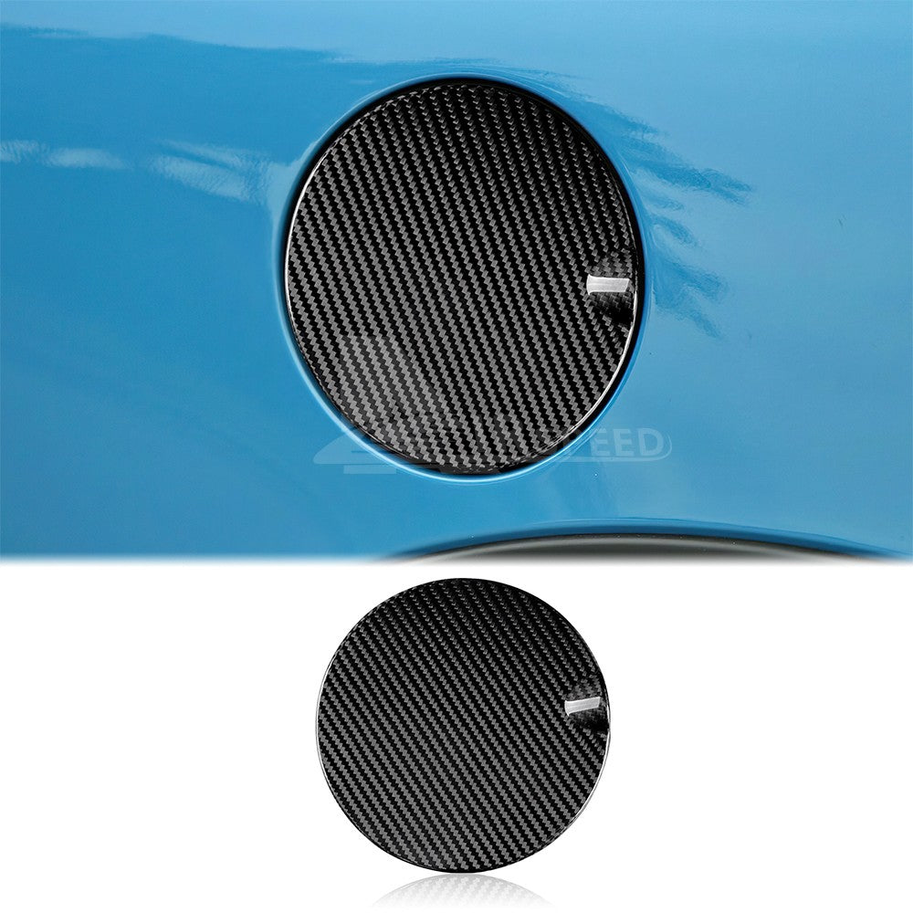 Fuel Gas Tank Filler Cap Cover Black For MINI R55 07-13 R56 06-13 Carbon Fiber - product view