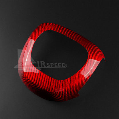 REAL HARD Carbon Fiber Steering Wheel Cover RED For Charger Durango Challenger