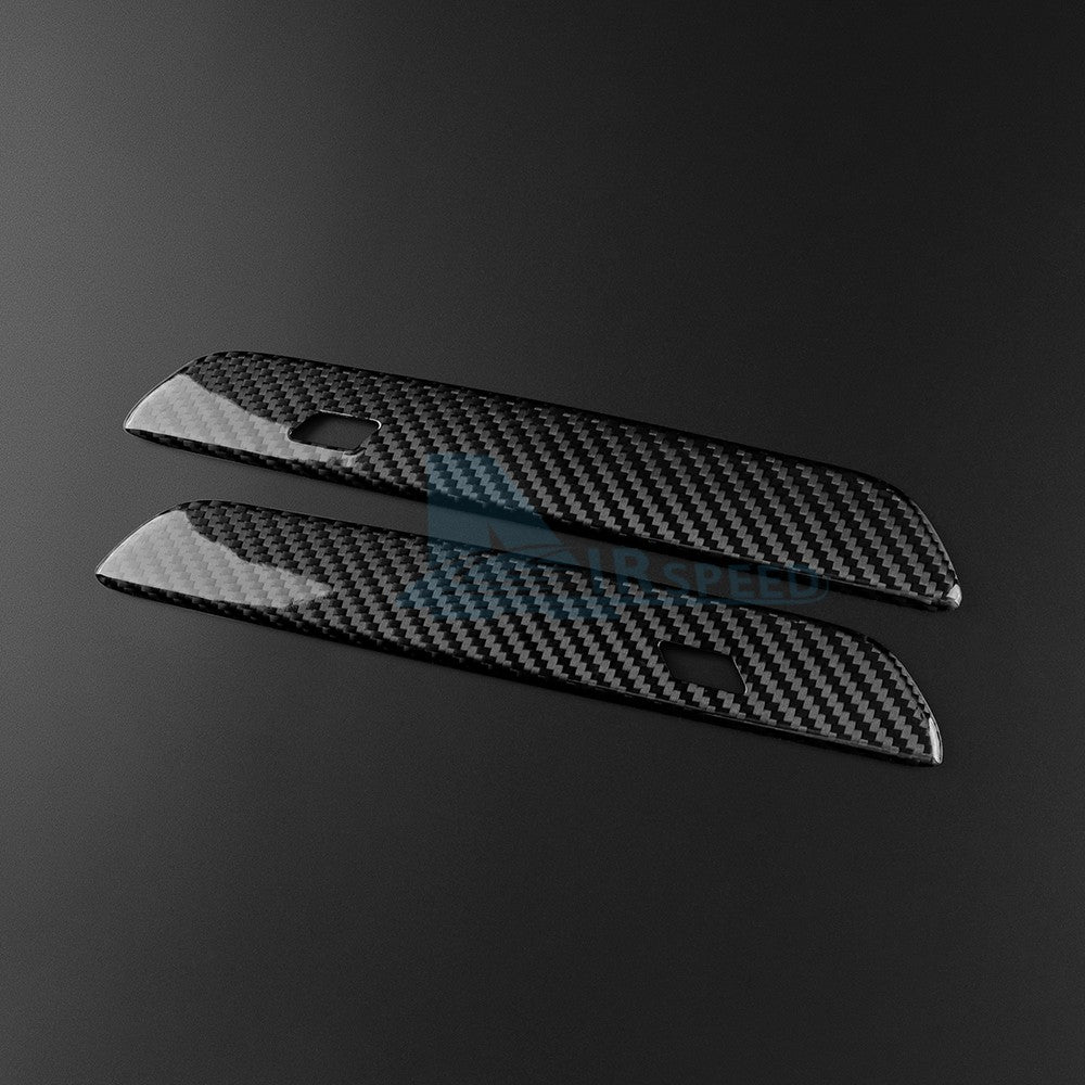 Exterior Door Handle Cover Real Hard Carbon Fiber Fits Mini Cooper J01 2024-2025 - detail view 8