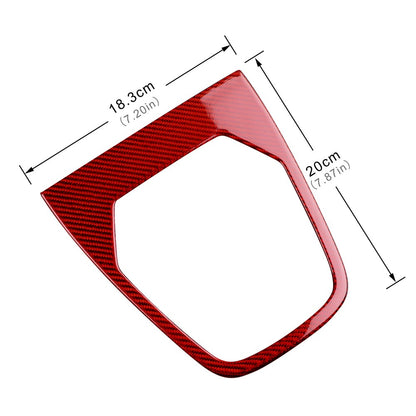 Car Center Gear Shift Frame Sticker Carbon Fiber for Toyota GR86 BRZ 2021-2026 - detail view