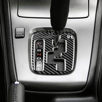 Gear Shift Panel Sticker Carbon Fiber Pattern for Subaru Impreza 2005 2006 2007（U.S. Stock）