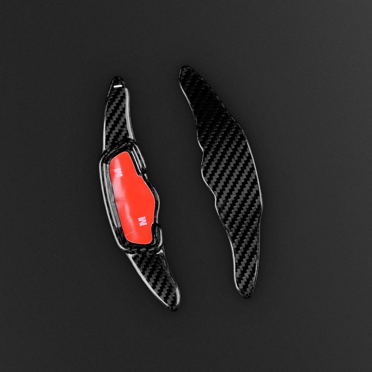 Real Carbon Fiber For Kia K5 2020-2025 Steering Wheel Paddle Shifter Extension - detail view 4