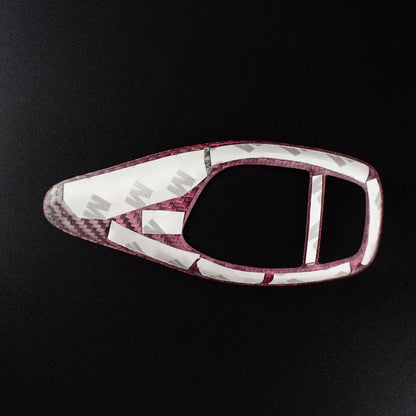 For BMW F30 Red Hard Carbon Fiber Gear Shift Knob B Type Universal Fit - detail view 8