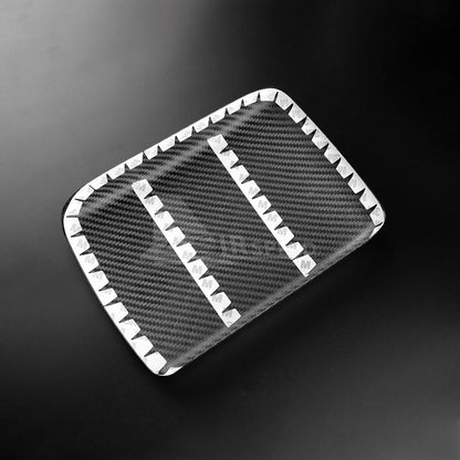 RRAL HARD Carbon Fiber Black Center Armrest Box Cover For Subaru WRX 2022-2023 - detail view 9