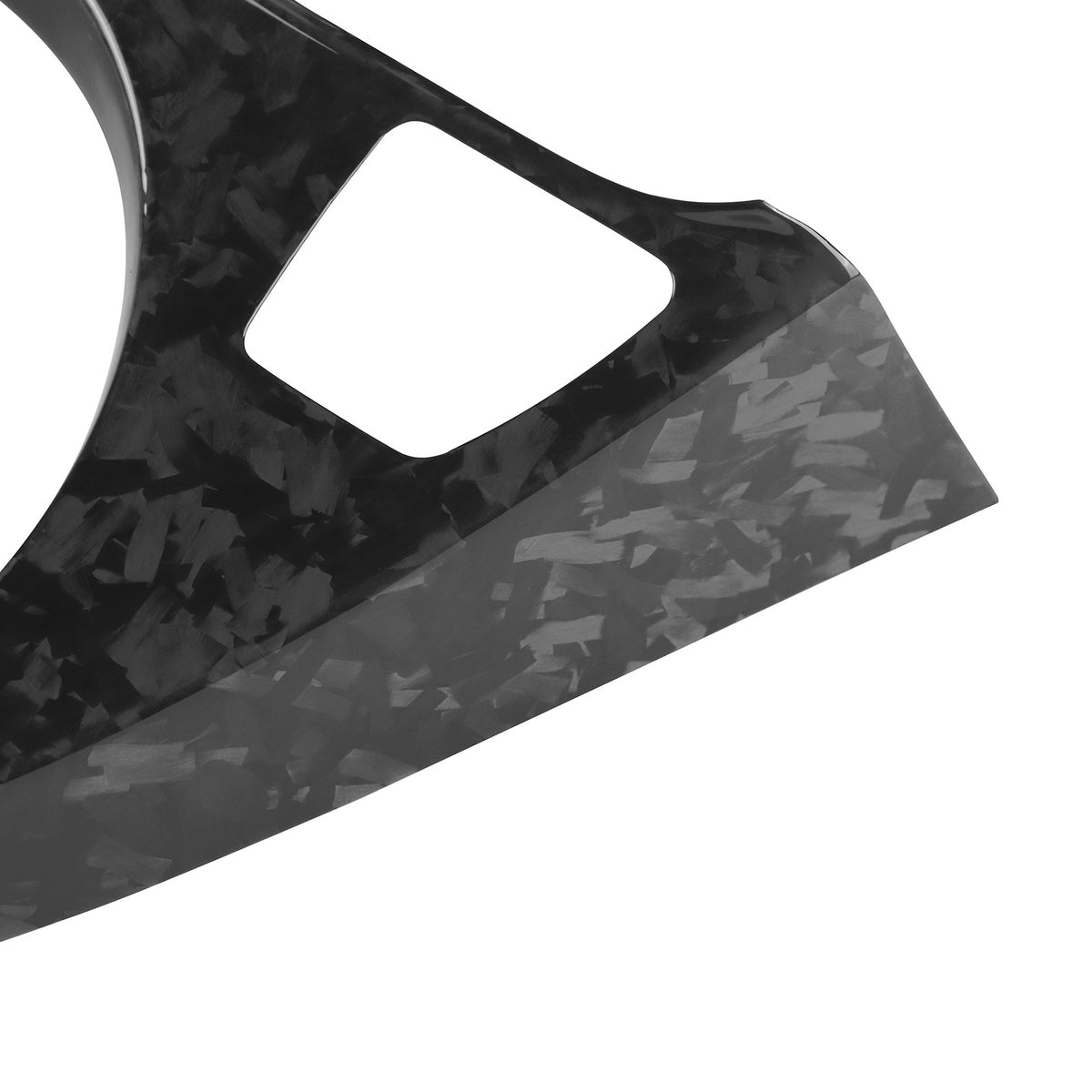 Forged Carbon Fiber Gear Shift Frame Cover for FIAT 500 08-15 Abarth 595 12-15 - detail view 8