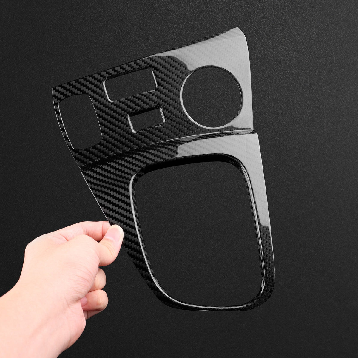 Car Center Gear Shift Panel Cover Carbon Fiber for Toyota GR Yaris 2025-2026 - detail view 11