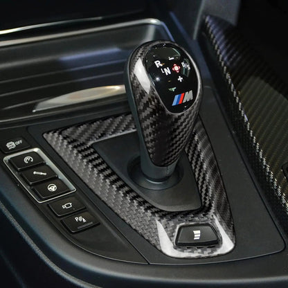 For F80 M3 12-18 Hard Carbon Center Console Frame - detail view 5