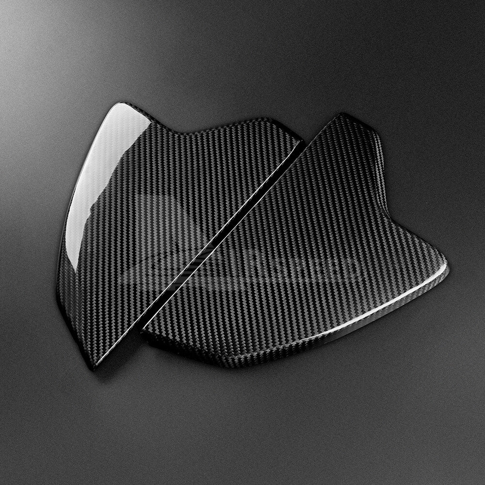 REAL HARD Black Carbon Fiber Dashboard Side Cover For Subaru BRZ GR86 2021-2023 - detail view 6