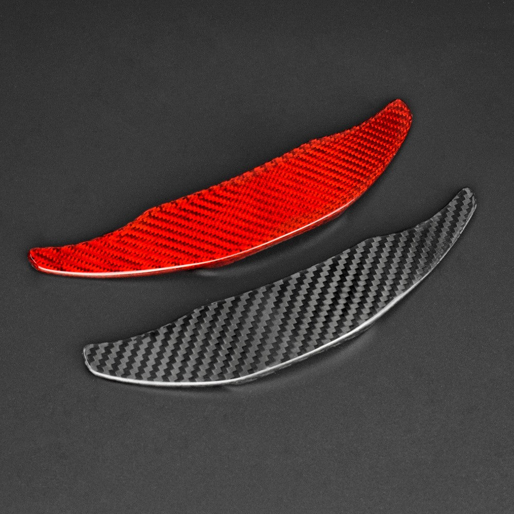 Black Steering Wheel Paddle Shifter Extension For Benz E63 E53 E43 GLA45 2016-19