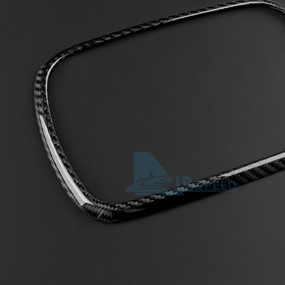 Car Center Navigation Frame Cover Carbon Fiber for FIAT 500 Abarth 595 2016-2024 - detail view 10