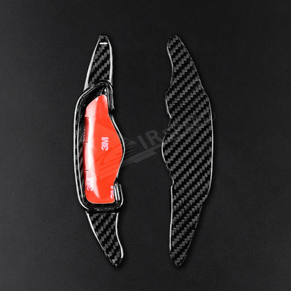 Real Carbon Fiber Paddle Shift Extension Trim For HYUNDAI Genesis G70 2015-2022