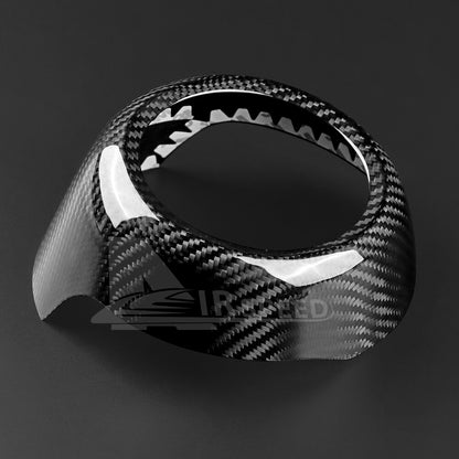 REAL HARD Carbon Fiber Steering Wheel Surround Cover For Subaru WRX STI 22-2023 - detail view 8