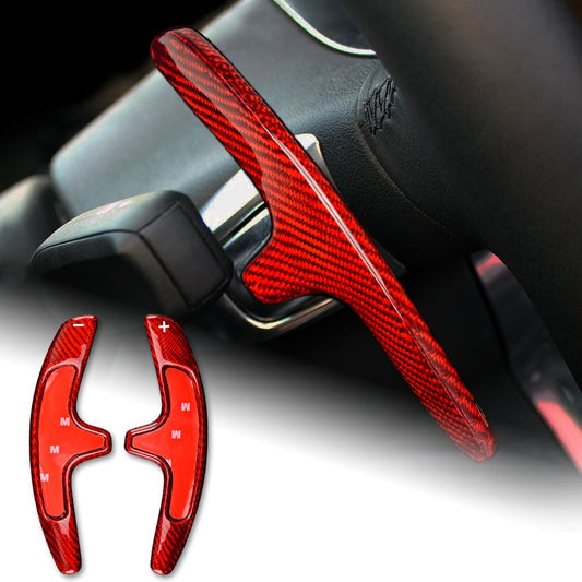 For Porsche 911/991/Cayman 12-19 Steering Wheel Paddle Shifter Real Carbon Fiber - product view