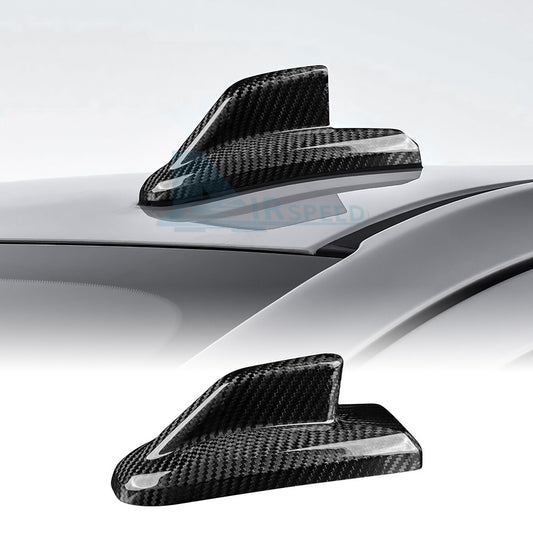 For Chevy Silverado Tahoe Suburban 2019-2024 HARD Carbon Fiber Car Atenna Cover