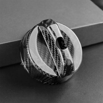 REAL Carbon Fiber Fuel Gas Tank Filler Cap Cover For Dodge Dart Durango Caliber - detail view 7
