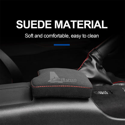 For Toyota GR86 Subaru BRZ 2021-23 Center Console Armrest Pad Suede Red Thread - FREE GIFT