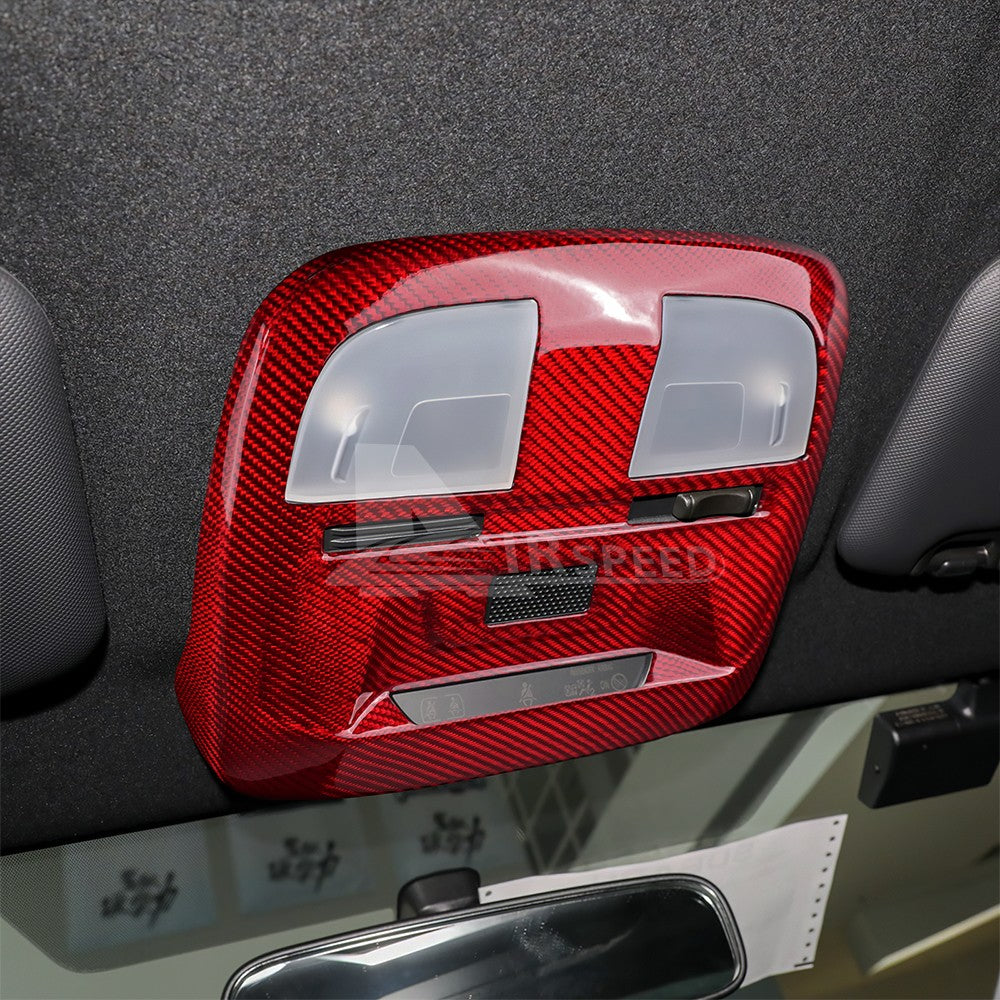 Reading Light Cover RED HARD Carbon Fiber for Toyota GR86 Subaru BRZ 2021-2023 - detail view 8
